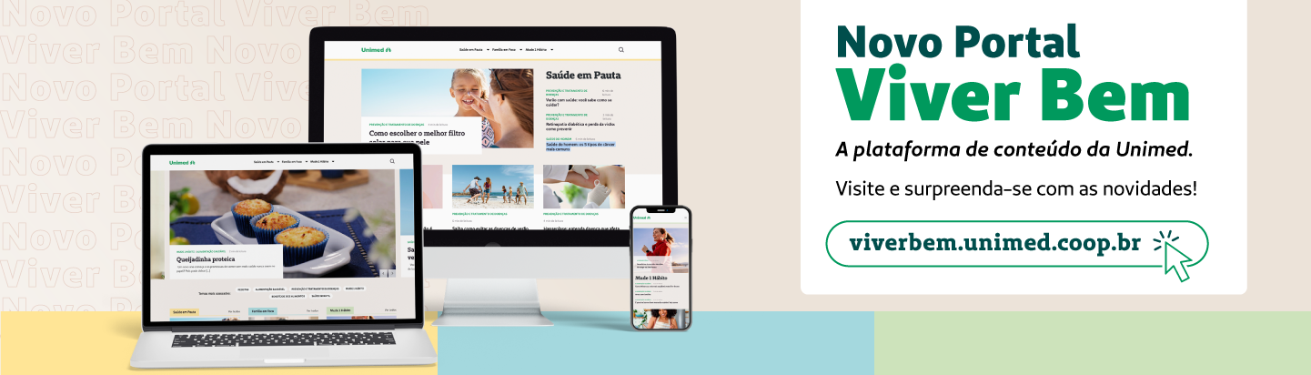 Clique aqui e conheça o Novo Portal Viver Bem